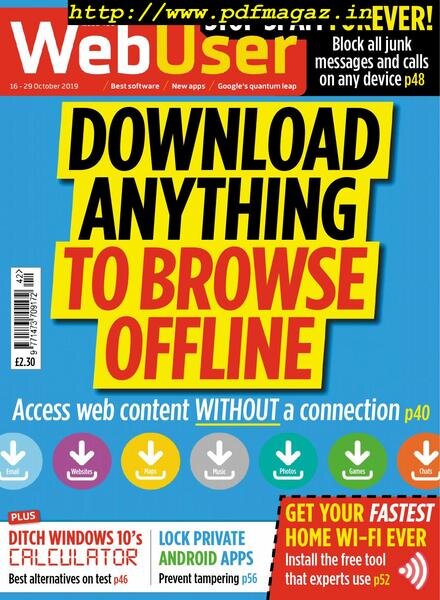 WebUser – 16 October 2019 Cover
