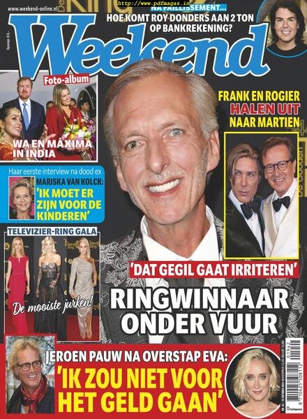 Weekend Netherlands – 16 oktober 2019 Cover