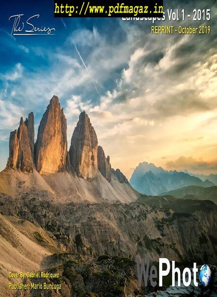 WePhoto Landscapes – Volume 1 Reprint October 2019 Cover