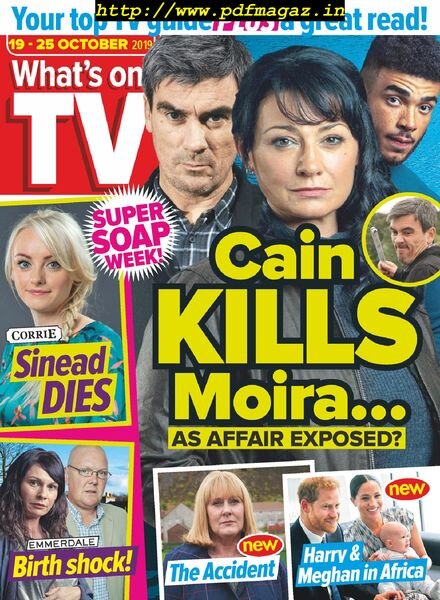 What’s on TV – 19 October 2019 Cover