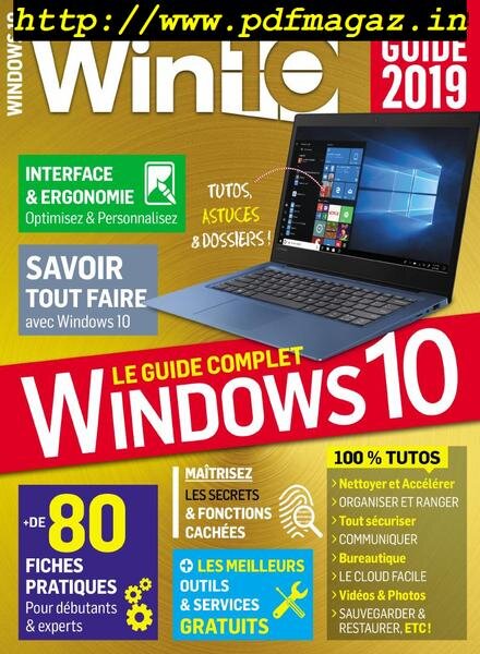 Win 10 – septembre 2019 Cover