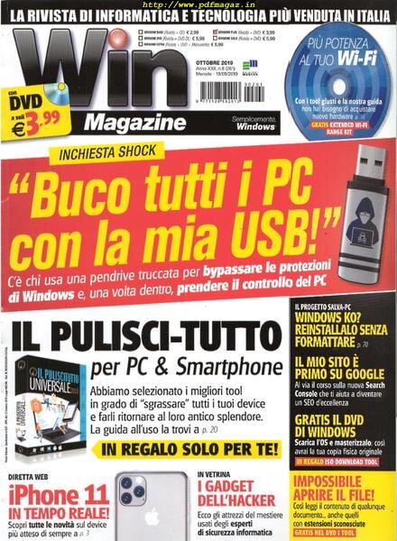 Win Magazine – Ottobre 2019 Cover