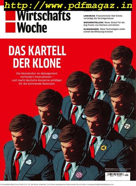 Wirtschaftswoche – 05 Oktober 2019 Cover