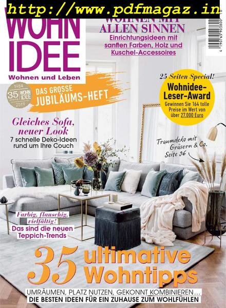 Wohnidee – Oktober 2019 Cover