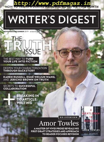 Writer’s Digest – November 2019 Cover