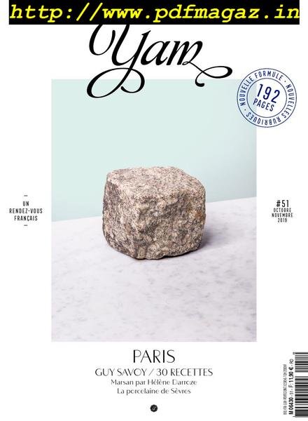 Yam – octobre 2019 Cover