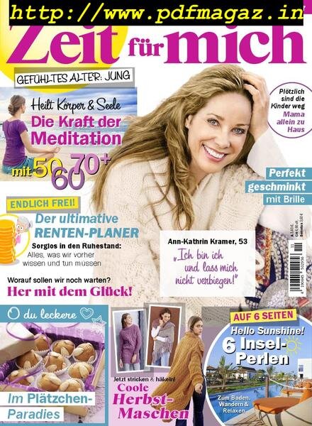 Zeit fur Mich – Oktober 2019 Cover