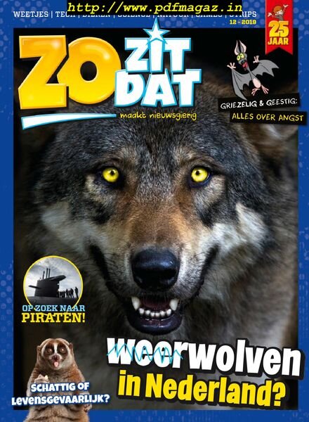 Zo Zit Dat – december 2019 Cover
