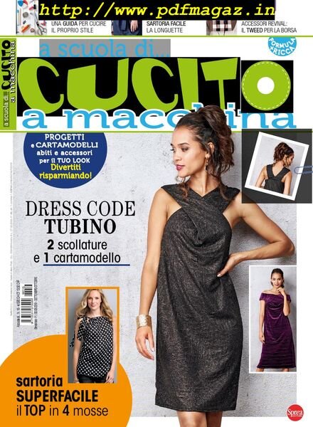 A Scuola di Cucito a Macchina – Settembre-Ottobre 2019 Cover