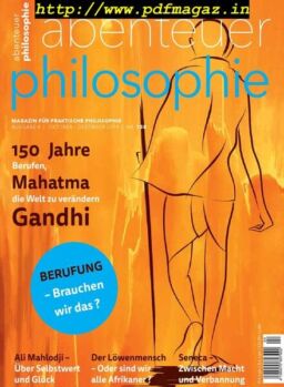 Abenteuer Philosophie – Oktober-Dezember 2019