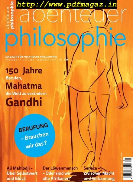 Abenteuer Philosophie – Oktober-Dezember 2019 Cover