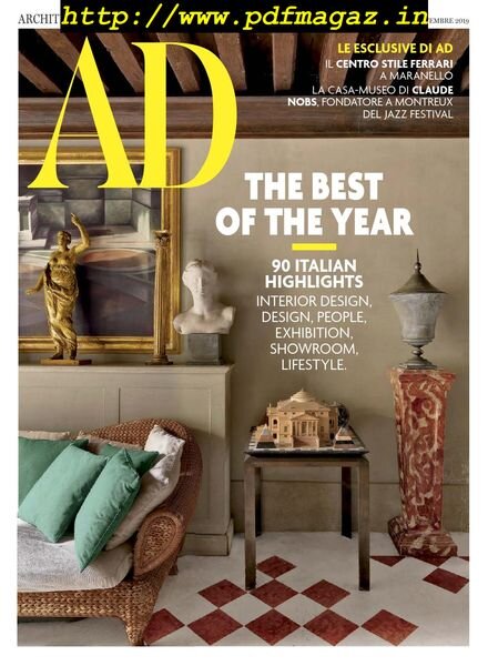 AD Architectural Digest Italia – Novembre 2019 Cover
