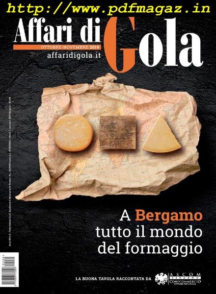 Affari di Gola – Ottobre-Novembre 2019 Cover