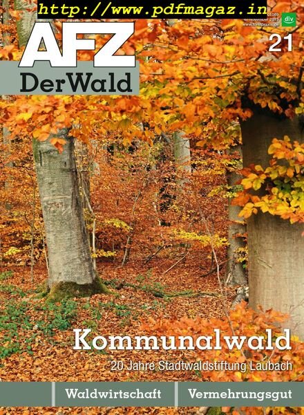 AFZ-DerWald – 25 Oktober 2019 Cover