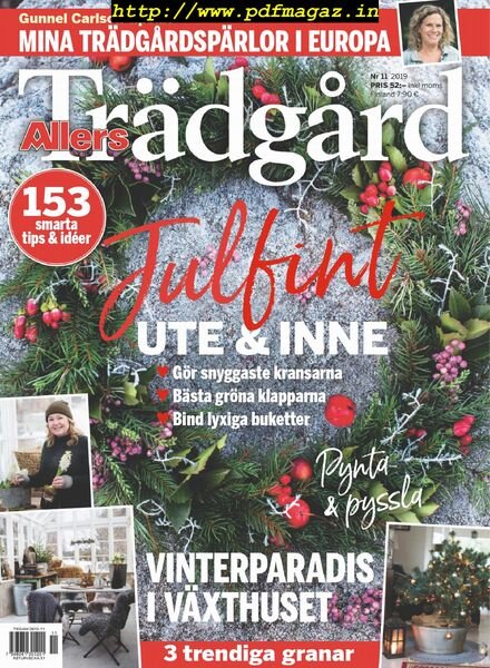 Allers Tradgard – november 2019 Cover