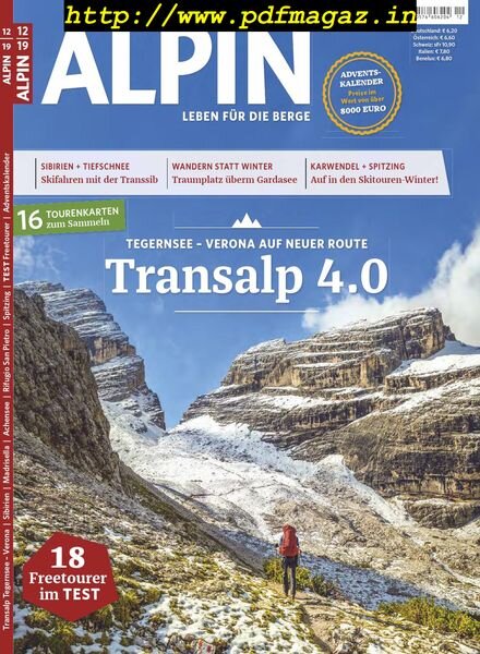 Alpin – Dezember 2019 Cover