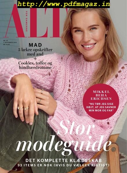 ALT for damerne – 07 november 2019 Cover