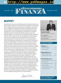Altroconsumo Finanza – 5 Novembre 2019