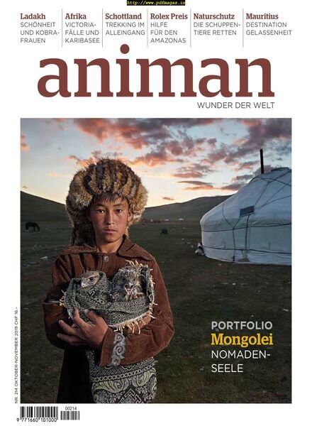 Animan German Edition – November 2019 Cover