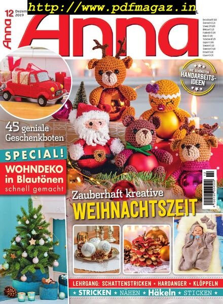 Anna Germany – Dezember 2019 Cover