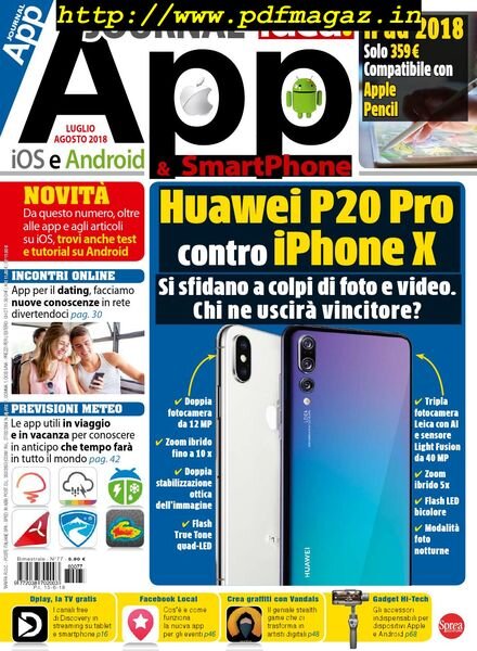 App Journal – Luglio-Agosto 2018 Cover