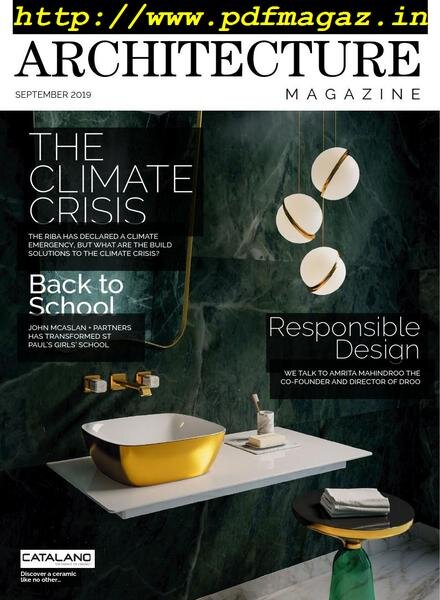 Architecture Magazine – September 2019 Cover