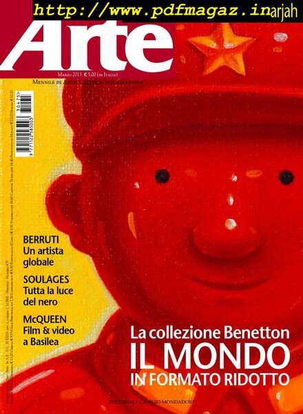 Arte – Marzo 2013 Cover
