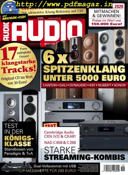 Audio – December 2019 Cover
