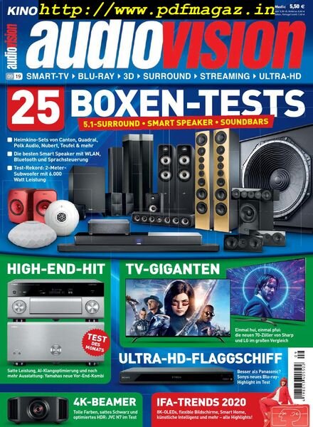 Audiovision – September 2019 Cover