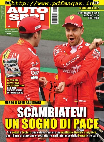 Auto Sprint – 26 Novembre 2019 Cover
