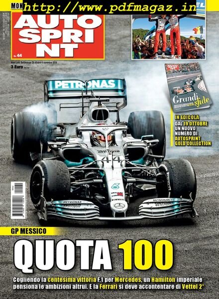 Auto Sprint – 29 Ottobre 2019 Cover
