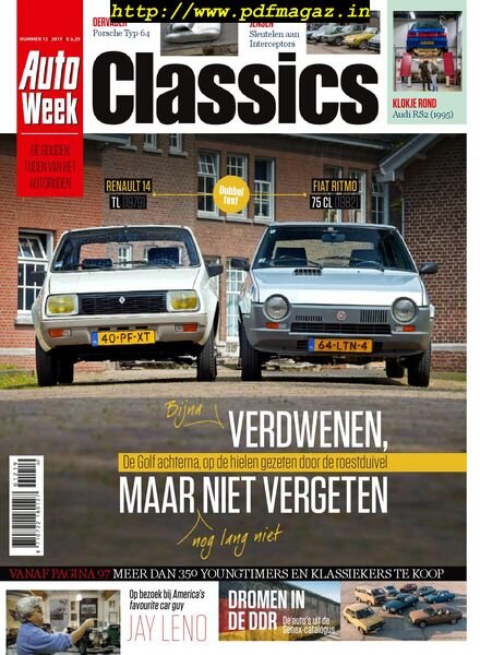 AutoWeek Classics Netherlands – december 2019 Cover