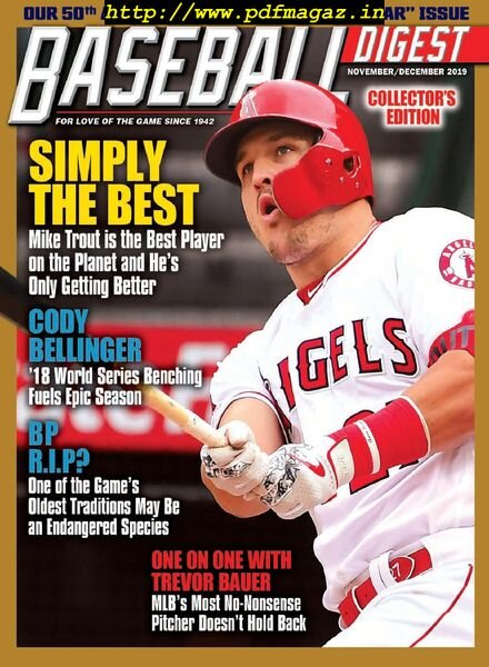 Baseball Digest – November-December 2019 Cover