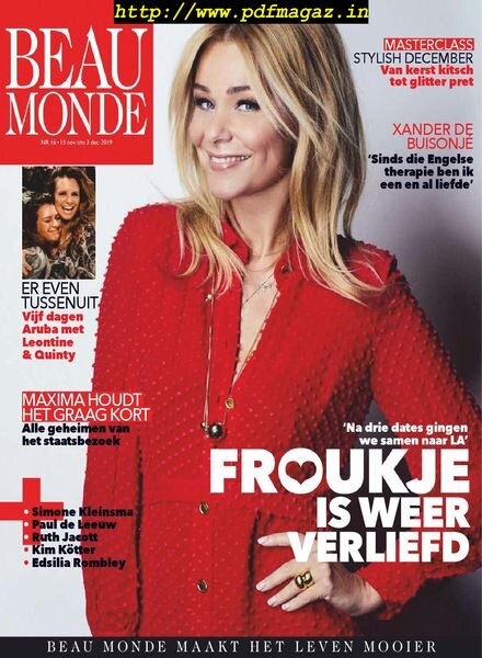 Beau Monde – november 2019 Cover