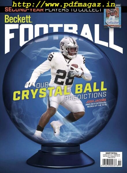 Beckett Football – November 2019 Cover