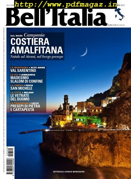 Bell’Italia – Dicembre 2012 Cover