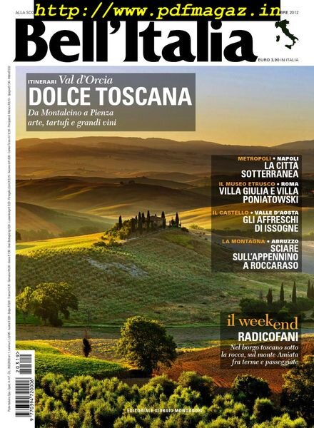 Bell’Italia – Novembre 2012 Cover