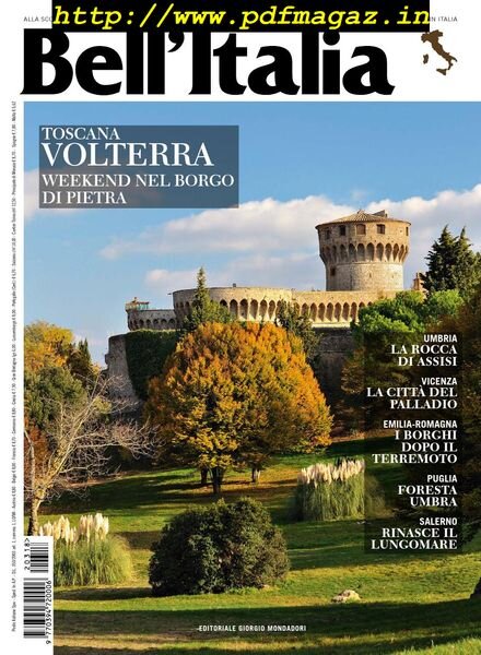Bell’Italia – Ottobre 2012 Cover