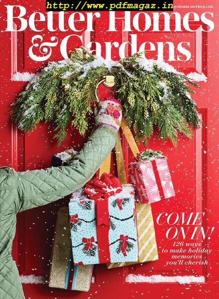 Better Homes & Gardens USA – December 2019 Cover