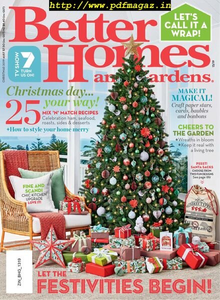 Better Homes and Gardens Australia – Christmas 2019 Cover
