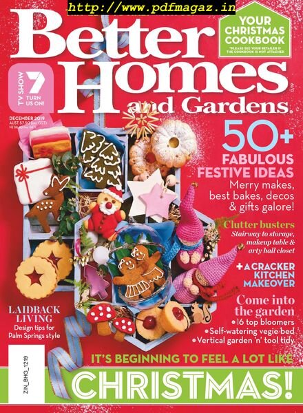 Better Homes and Gardens Australia – December 2019 Cover