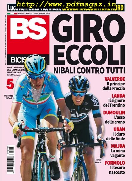 Bicisport – Maggio 2016 Cover
