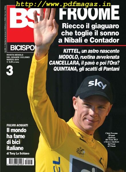 Bicisport – Marzo 2014 Cover