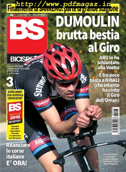 Bicisport – Marzo 2016 Cover