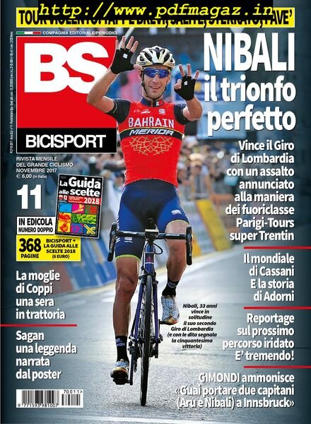 Bicisport – Novembre 2017 Cover