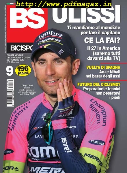Bicisport – Settembre 2015 Cover