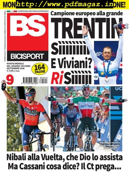 Bicisport – Settembre 2018 Cover