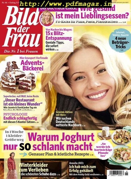Bild der Frau – 08 November 2019 Cover