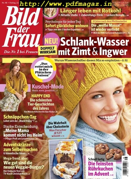 Bild der Frau – 22 November 2019 Cover