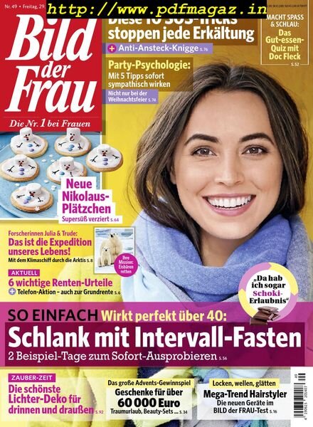 Bild der Frau – 29 November 2019 Cover